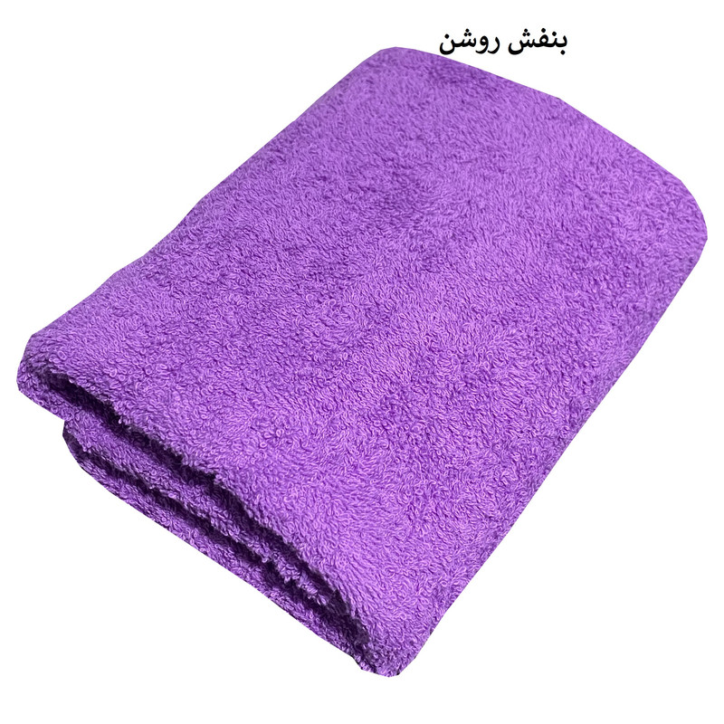 حوله دستی شایسته مدل تبسم سایز 40x75 سانتی متر